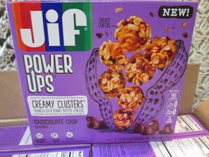 lot 290 image: Jif Power Ups Chocolate Chip Creamy...