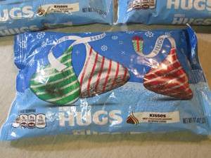 lot 297 image: 3 Bags of Hersheys Hugs Best by Aug...