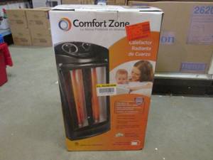 lot 2 image: Comfort Zone 1500-Watt Electric Qua...