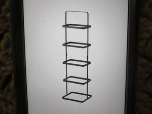 lot 20 image: Tower 5-Pair Black Tall Steel Shoe ...