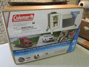 lot 25 image: Coleman 40 Qt Thermoelectric Cooler...