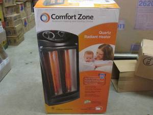 lot 37 image: Comfort Zone 1500-Watt Electric Qua...