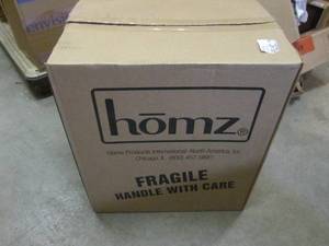 lot 91 image: Homz 3-Drawer Black Wide Body Cart ...