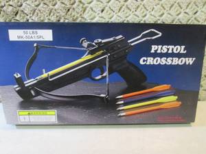 lot 116 image: 50 Pound Pistol Crossbow New  RMDR...