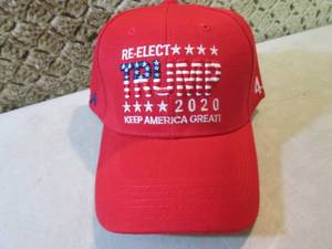 lot 122 image: Embroidered Trump 2020 Keep America...