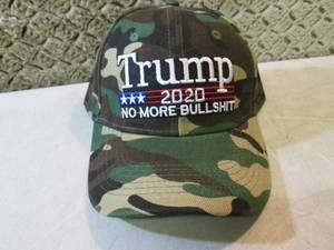 lot 123 image: Embroidered Camo Trump 2020 No More...