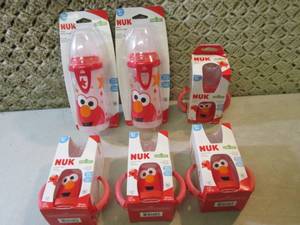 lot 147 image: Lot of 2 Nuk Sesame Street Active C...