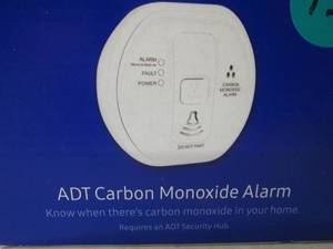 lot 187 image: Lot of 2 ADT Carbon Monoxide Alarms...