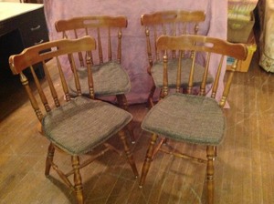 4 Wood Chairs