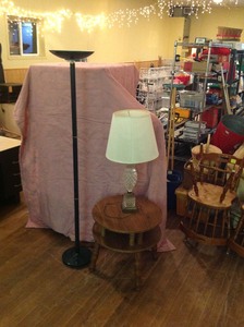 End Table & Lamps