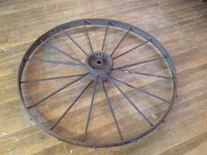 Vintage Steel Wheel