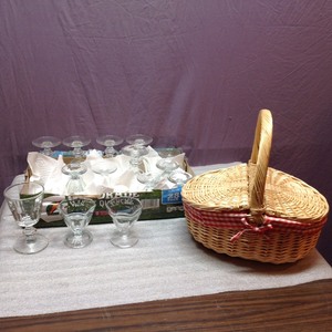 Glassware & Basket