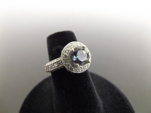 lot 55 image: .925 Sterling Silver Faceted Mystic Quartz Ring Size 5.25