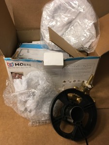 lot 7 image: Moen Adler 1-Handle 4-Spray Shower Faucet with Valve in Chrome (Valve Included)