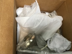 lot 52 image: Moen Eva 1-Handle Posi-Temp Shower Only Trim Kit with Eco-Performance Showerhead in Brushed Nickel (Valve Not Included)