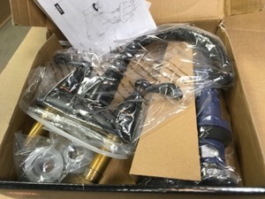 lot 103 image: Delta Everly 4 in. Centerset Single-Handle Bathroom Faucet in Chrome Model#  15741LF