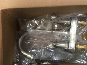 lot 87 image: MOEN Brecklyn 4 in. Centerset 2-Handle Bathroom Faucet in Spot Resist Brushed Nickel