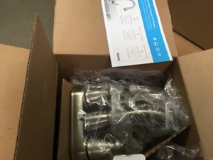 lot 81 image: MOEN Banbury 4 in. Centerset 2-Handle Bathroom Faucet in Spot Resist Brushed Nickel WS84913SRN