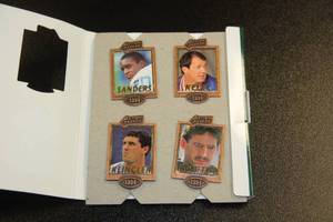 lot 24 image: 1994 Action Packed Football Pins