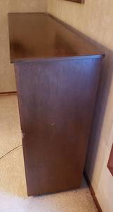 lot 50 image: Open Cubby Wood Shelving Unit