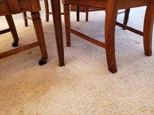 lot 52 image: Vintage Retro Dining Table and 4 Chairs