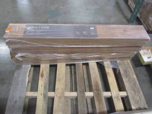 lot 112 image: (4 CASES) allen  roth Valley Maple 6.14-in W x 3.93-ft L Smooth Wood Plank Laminate Flooring AR902