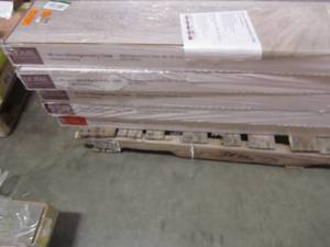 lot 118 image: (5 CASES) Home Decorators Collection Montgomery Oak 12mm Thick x 8.03 in. Wide x 47.64 in. Length Laminate Flooring (15.94 sq. ft.  case) 361241-2K309