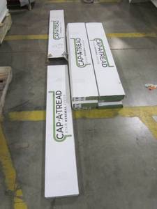 lot 24 image: 6 Cases - Zamma Stanhope Hickory 12 in. Thick x 7-38 in. Wide x 47 in. Length Laminate Risers 017071874