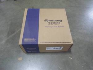 lot 160 image: Armstrong Civic Square VCT 12 in. x 12 in. Stone Tan Commercial Vinyl Tile (45 sq. ft.  case) 54004031