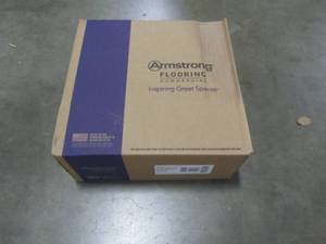 lot 428 image: Armstrong Standard Excelon Imperial Texture 12 in. x 12 in. Classic Black Vinyl Composition Commercial Tile (45 sq. ft.  case) 51910031
