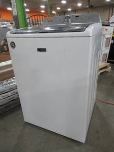 lot 259 image: Maytag 5.2-cu ft High-Efficiency Top-Load Washer with Agitator (White) MVWB865GW - Loose Drum
