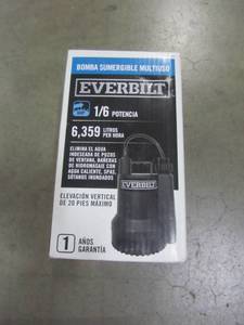 lot 215 image: Everbilt 16 HP Plastic Utility Pump SUP54-HD