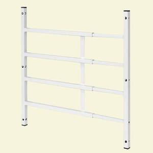 lot 246 image: Segal Adjustable 23-12 to - 40 Wide x 21-38 in. Tall, Steel White Painted Finish Child Fall Window Guard.