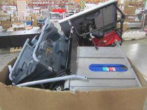 lot 96 image: WHOLESALE MIXED PALLET OF RETURNS - TABLE SAWS AND SHOP EQUIPMENT
