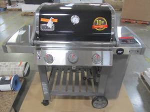 lot 99 image: Weber 61010001 Genesis II E-310 Liquid Propane Grill, Black 61010001