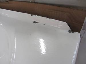 lot CN76 image: Maui 60 in. Left Drain Rectangular Alcove Soaking Bathtub in White