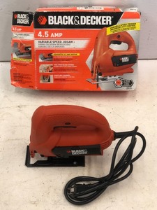 lot 36 image: Black & Decler 4.45Amp Variable Spe...