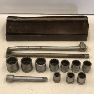 lot 51 image: 34-Drive Socket Set With Steel Tr...