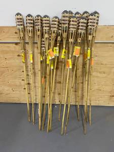 lot 13 image: Lot of Tiki Torches - New unused