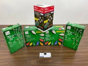 lot 19 image: Lot of 5 boxes of Christmas Lights