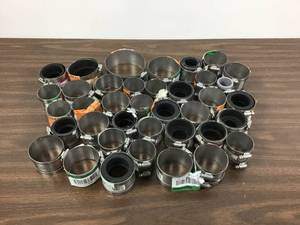 lot 32 image: Huge Mixed Lot Of Neoprene Shielded Coupling