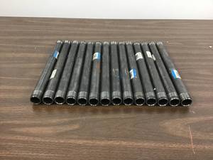 lot 35 image: Lot Of 14 MUELLER GLOBAL 34 in. x 12 in. Black Steel Nipple