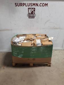lot 27 image: Gaylord Box w Electrical Connectors and More