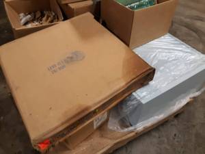 lot 28 image: Pallet Lot of Electronics, Speakers - Electrical Enclosure and More