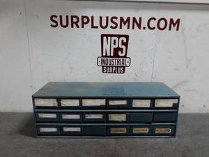 lot 11 image: 18-Drawer Parts Bin - 33-14 x 12 x 10-34