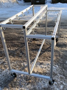 lot 30 image: Commercial Portable Sorting Rack  Cart