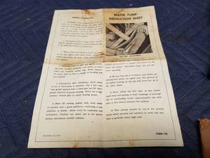 1949-56 Cadillac Water Pump