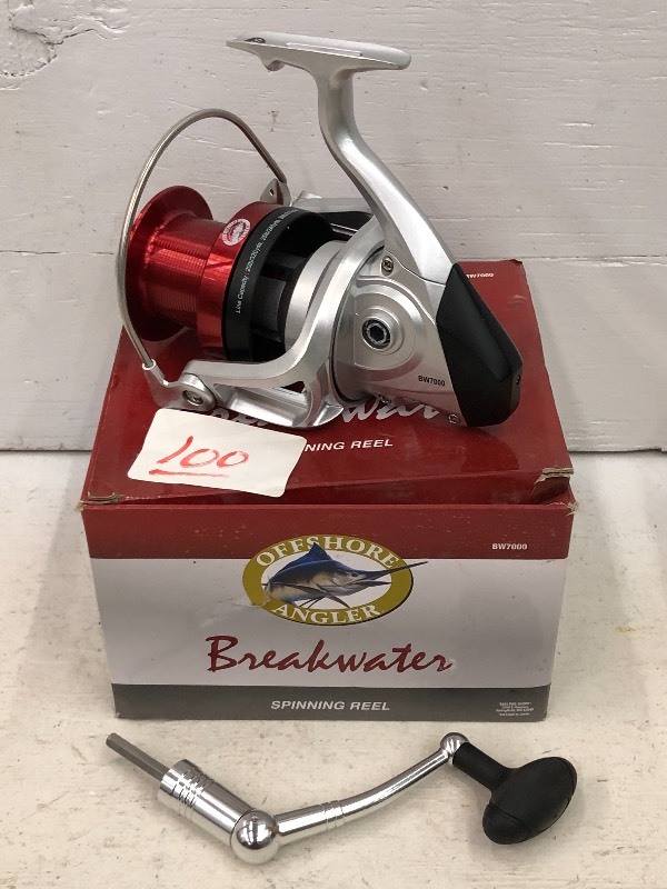 Offshore-Angler BreakWater BW7000 Spinning Reel, Firearms, Hunting,  Fishing, Camping, Sporting Goods & More
