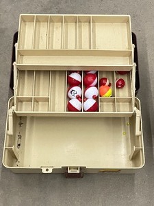 lot 144 image: Lot Of (2) Plano Plastic Tackle Boxes