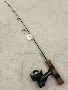 lot 81 image: Cabelas 28 Medium Action Ice Rod With Spinning Reel